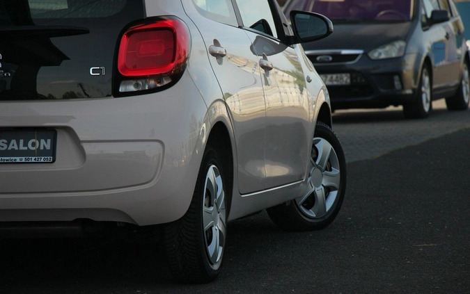 Citroen C1 cena 34990 przebieg: 59000, rok produkcji 2018 z Krzywiń małe 781